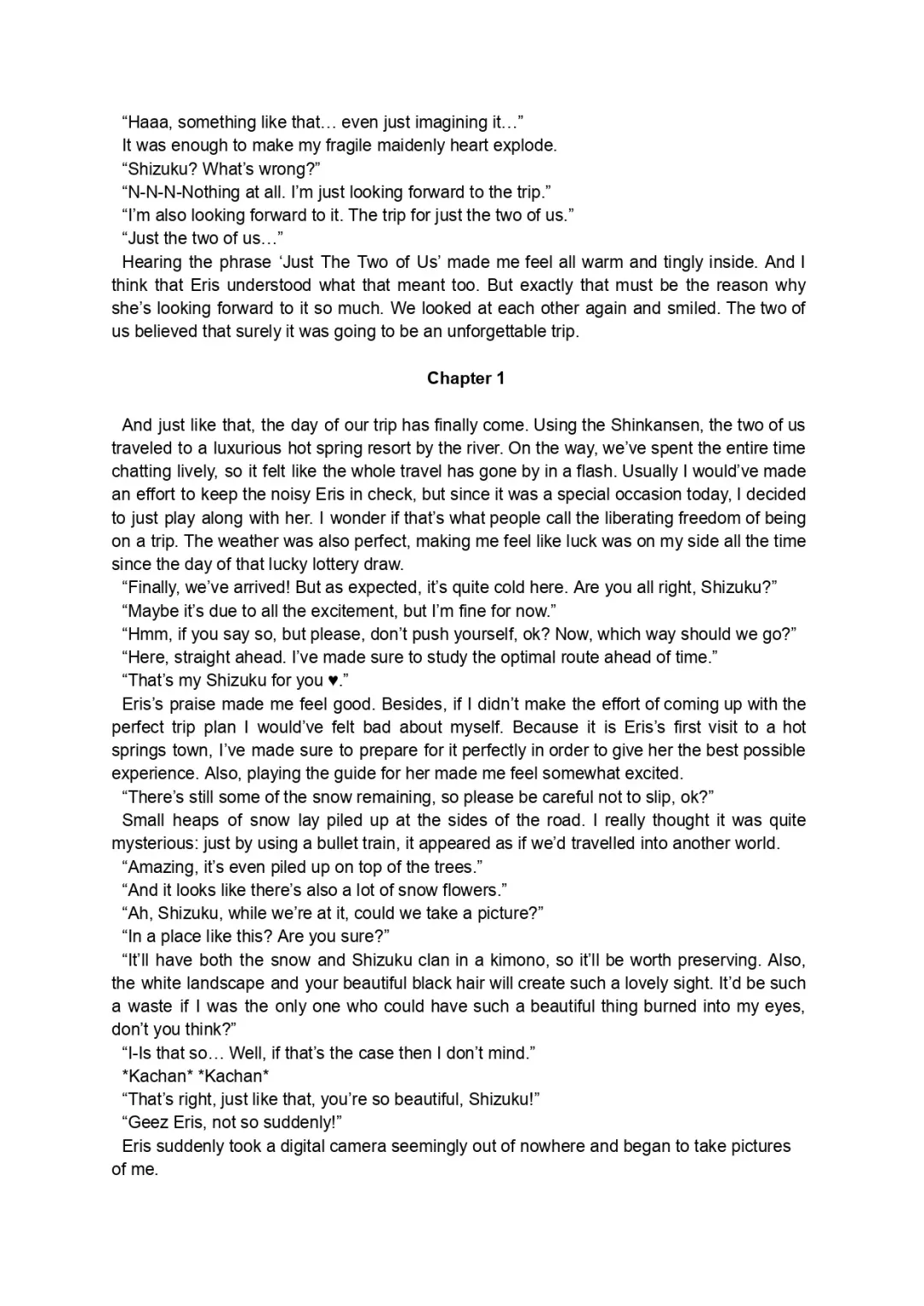 [Kani Biimu] Sono Hanabira ni Kuchizuke o - Nukumori ni Tsutsumarete | A Kiss For The Petals - Bathed in Warmth Fhentai - Page 9