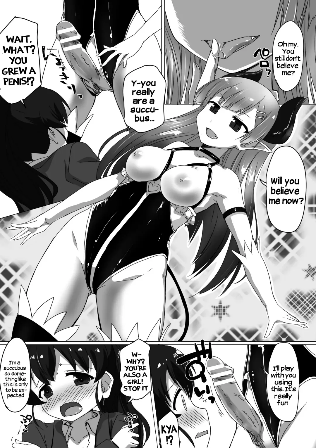 2D Comic Magazine Futanarikko no Tanetsuke Press de Kyousei Haramase! Vol. 2 | Futanari girls forcefully impregnating others with a mating press! Vol. 2 Fhentai - Page 28