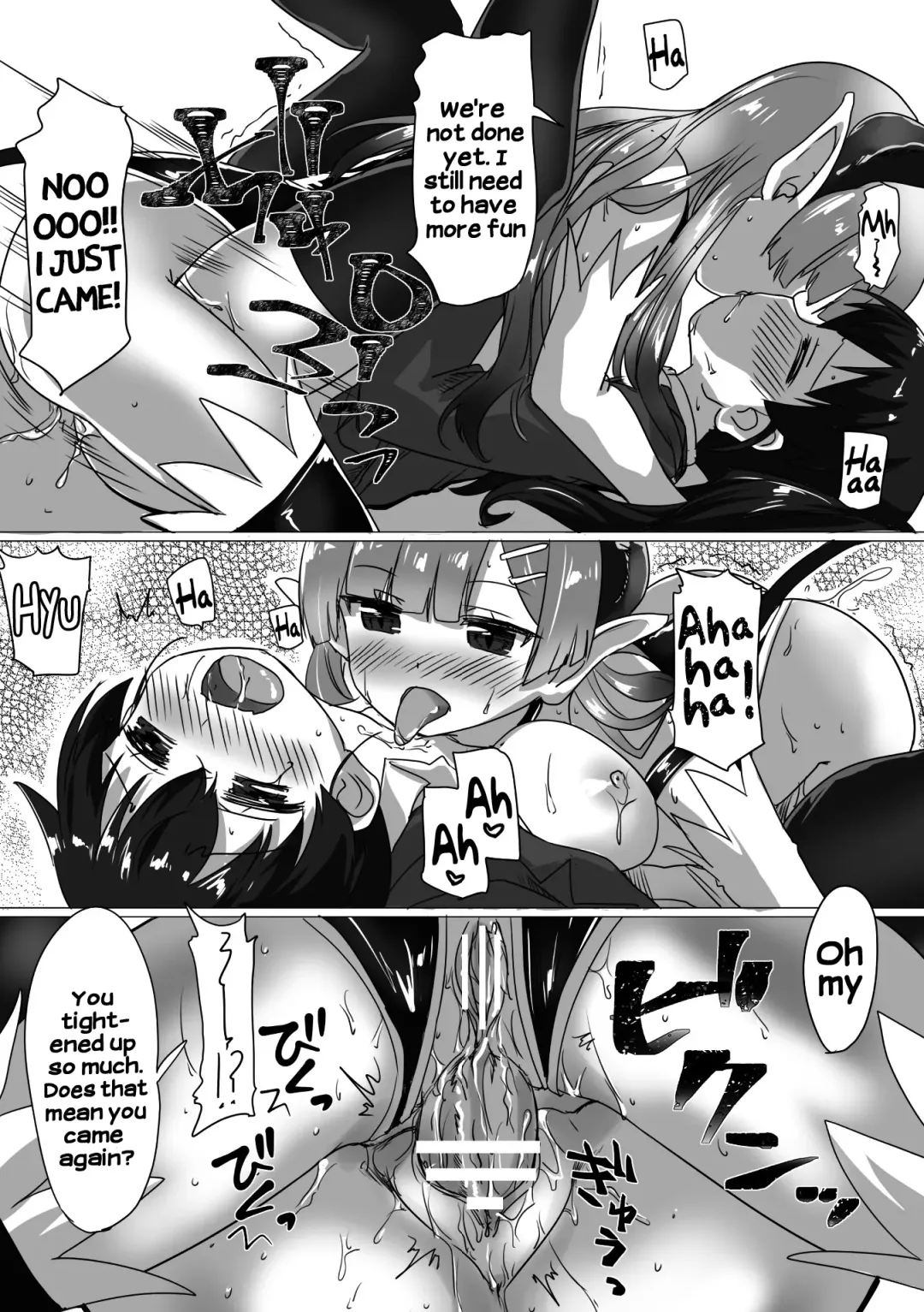 2D Comic Magazine Futanarikko no Tanetsuke Press de Kyousei Haramase! Vol. 2 | Futanari girls forcefully impregnating others with a mating press! Vol. 2 Fhentai - Page 34