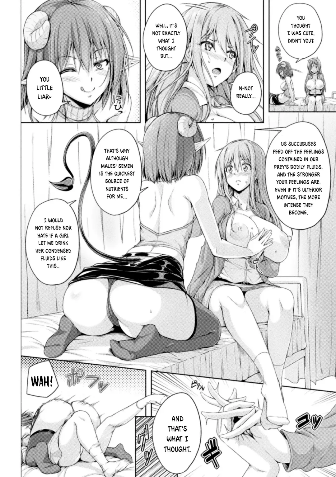 [Doinochi - Fct - Suetsugu] 2D Comic Magazine Succubus Yuri H Vol. 3 Fhentai - Page 58