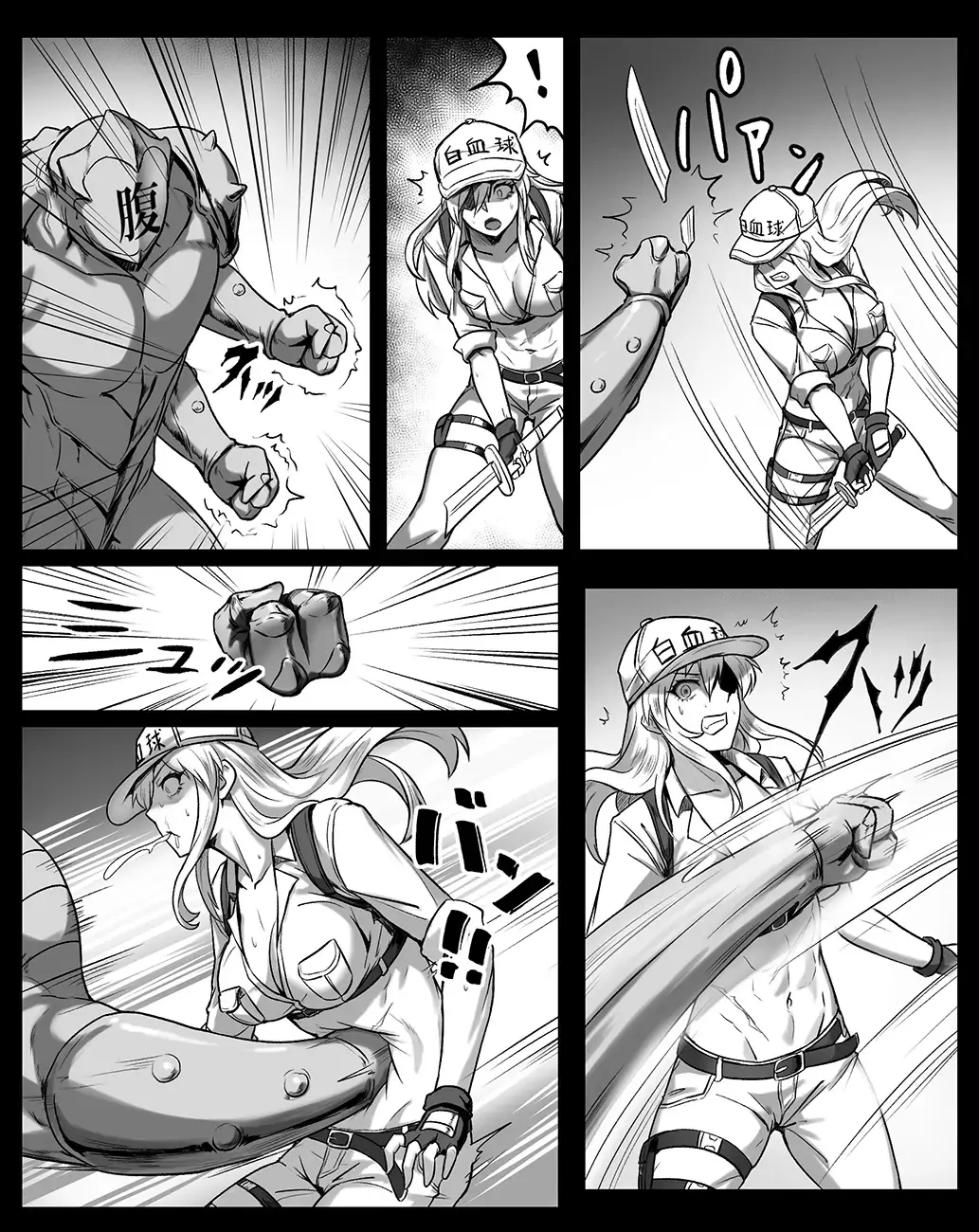 [Yan] Cells at Work Belly Punch Fhentai - Page 3