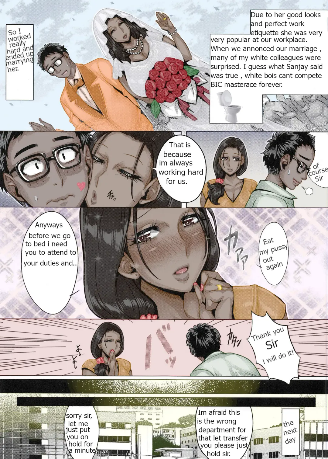 My hindi wife , a company slave! Fhentai - Page 4