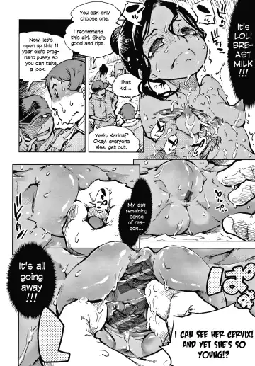 [Suzuki Kyoutarou] Tapioca Shuukaku wa Kasshoku Shochouzen Shoujo no Chitsunai de | Tapioca is harvested in the vagina of a little brown girl before her first period Fhentai - Page 31