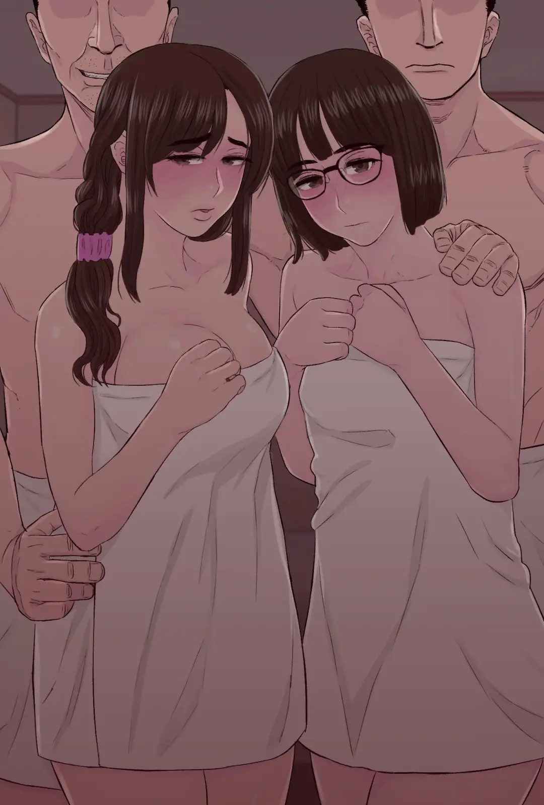 Zoku Senshokuzuma 5 Sono Ato no Jimi Kyonyuu Tsuma Shimizu Keiko Fuufu Enman Swap Hen Fhentai - Page 1