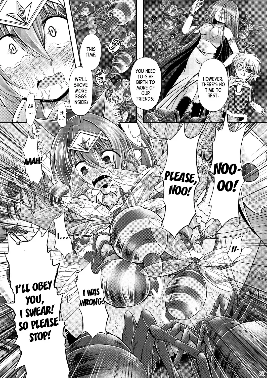 [Mitaka] Nekomimi Mahou Shoujo wa Naedoko ni Sarete Shimaimashita. Fhentai - Page 35