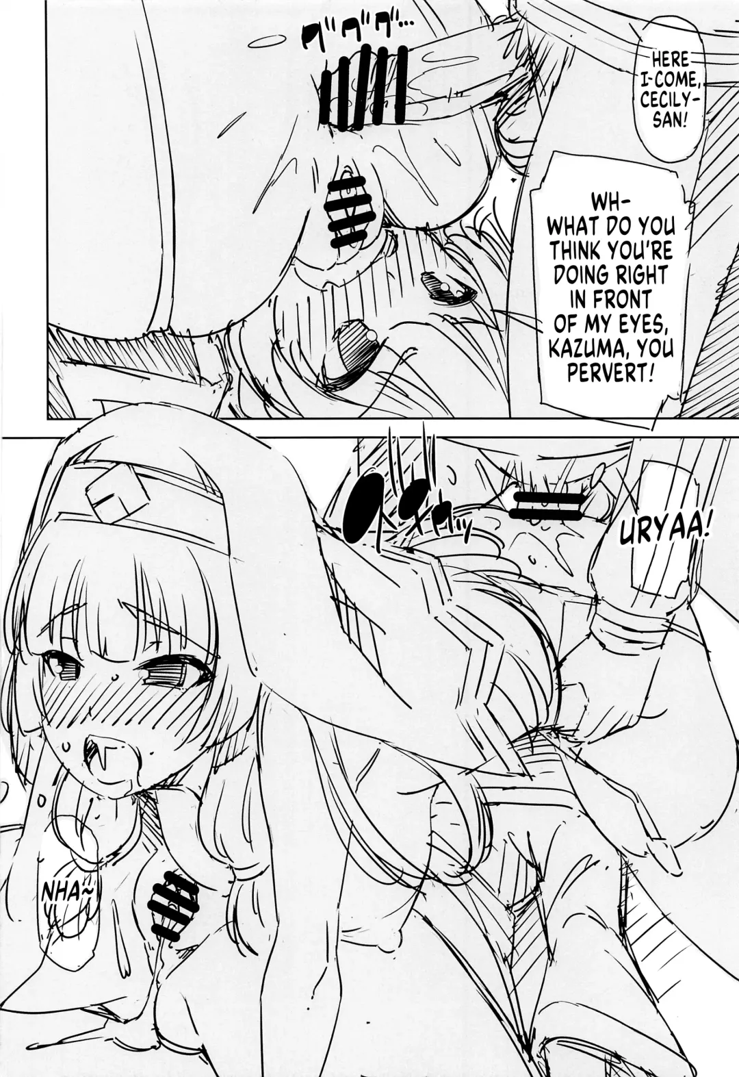 [Maihara Matsuge] Kono Iyarashii Bishoujo ni Itazura o! | Lewd Pranks on These Obscene Girls Fhentai - Page 13