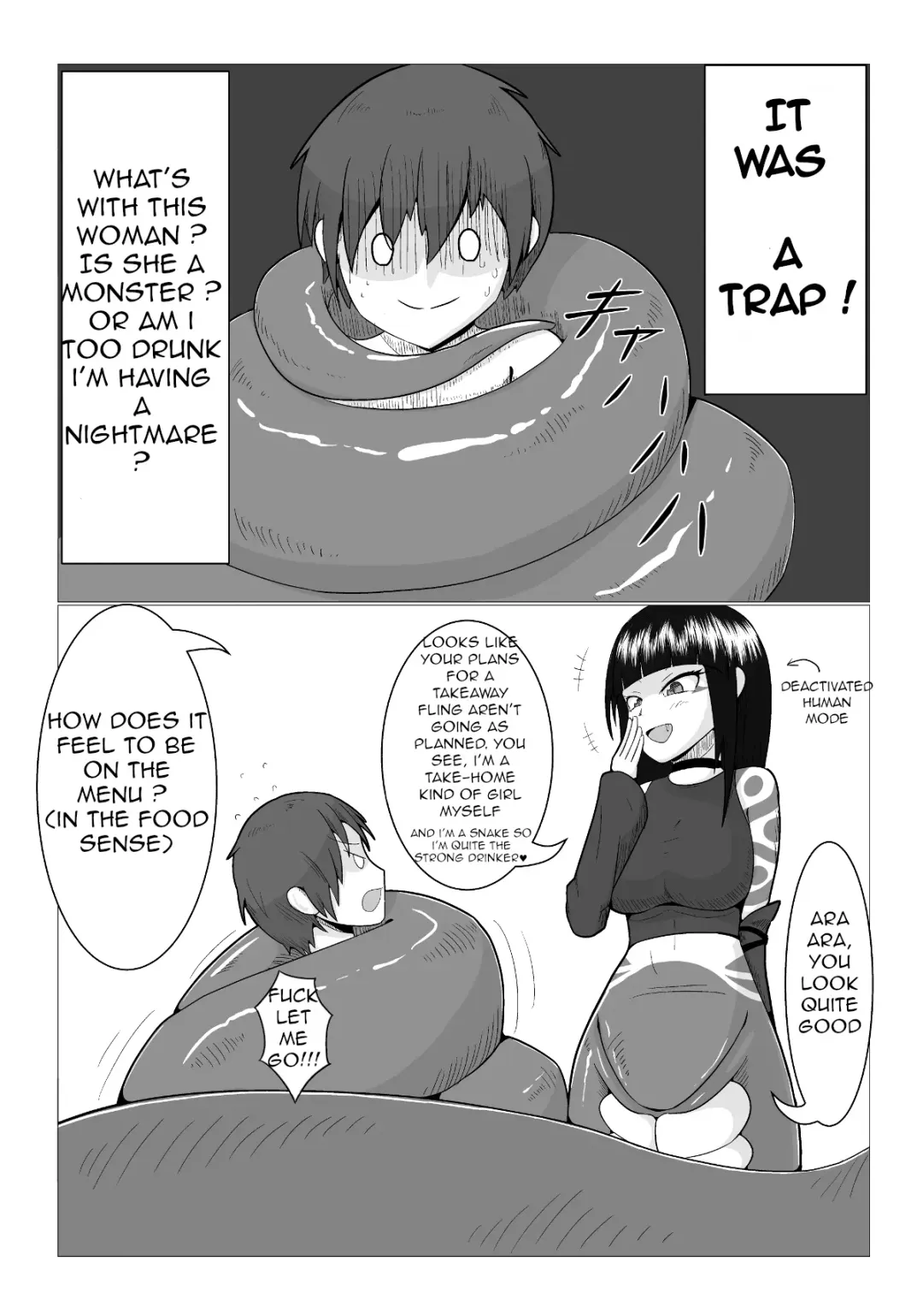 [Poshushi] Nonde Nomarete | Drinking and eating Fhentai - Page 4
