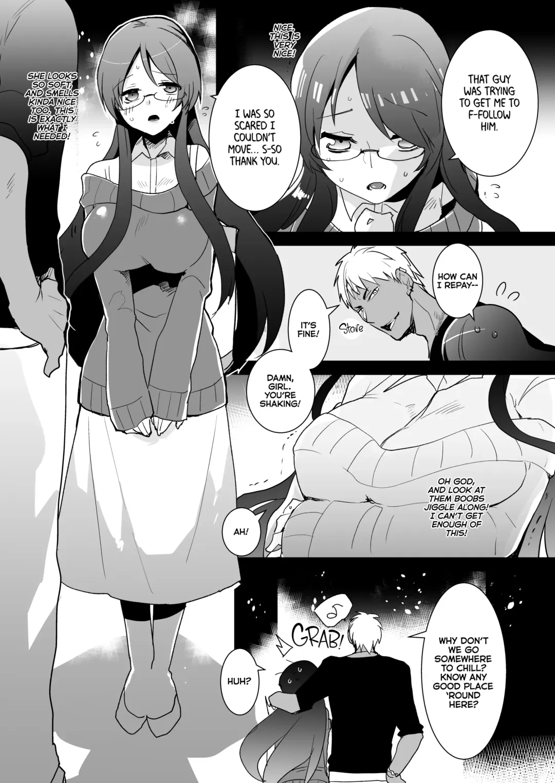 [Aimaitei Umami] Remember That Time I Rescued My Quiet Classmate and Went for a Quickie but Then Fell in Love With Futa Cock? Fhentai - Page 4