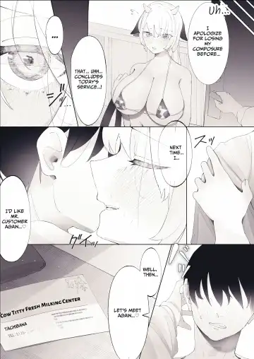 Shinjin Ushi Musume no Dokidoki Oppai Milk Houmon Hanbai! | Rookie Cow Girl's Titillating Titty Milk Touting! Fhentai - Page 28