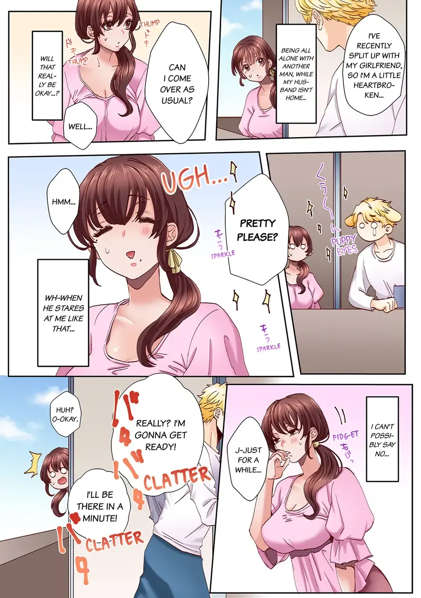 [Azumaya Manju] "Okusan no Ana, Ore no de Fusai de Agemasu ne?" Yokkyuu Fuman na Hitozuma ga Rinjin Ryuugakusei no XL Chinpo ni Ochiru made... 1-9 | An XXL Dick to Satisfy a Married Woman 1-9 Fhentai - Page 9