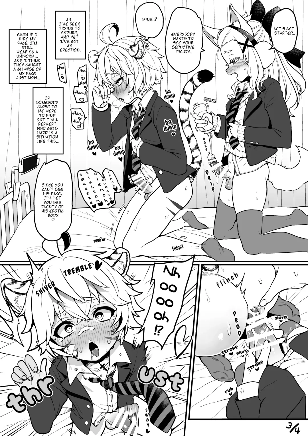 [Poron] Gakkou de Ecchi Nama Haishin suru Manga | Having Sex With My Upperclassman in the School Infirmary During Classtime Fhentai - Page 3