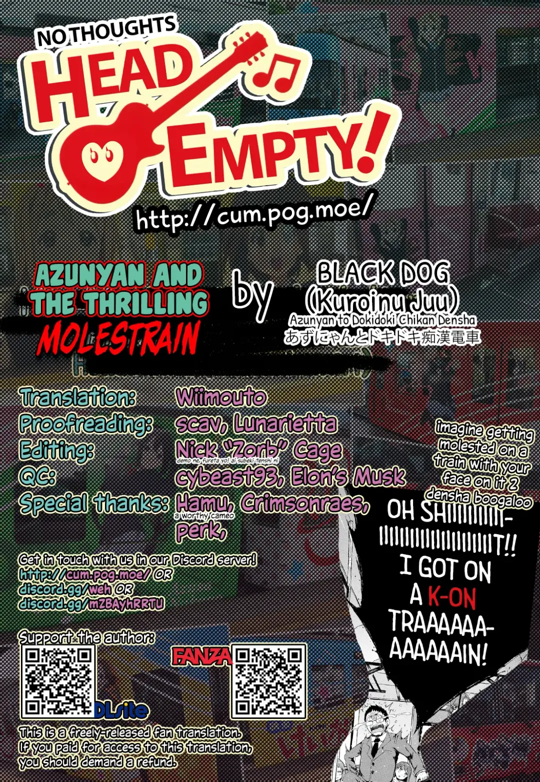 [Kuroinu Juu] Azunyan to Dokidoki Chikan Densha | Azunyan and the Thrilling Molestrain Fhentai - Page 27