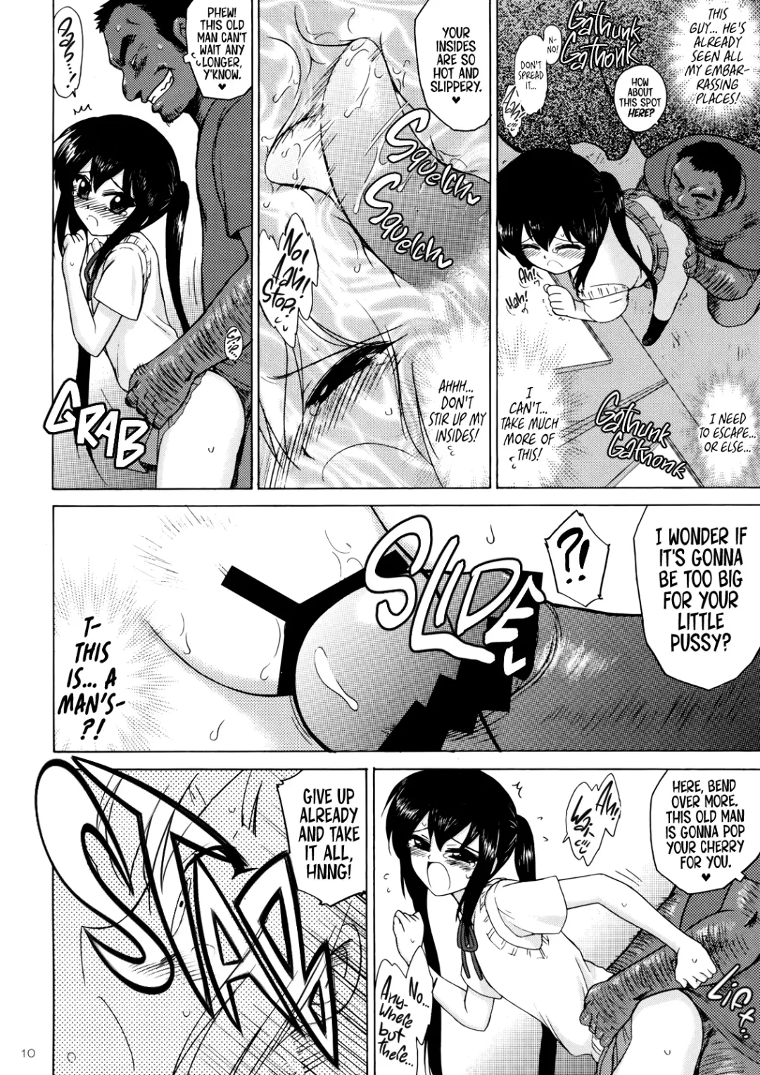 [Kuroinu Juu] Azunyan to Dokidoki Chikan Densha | Azunyan and the Thrilling Molestrain Fhentai - Page 9