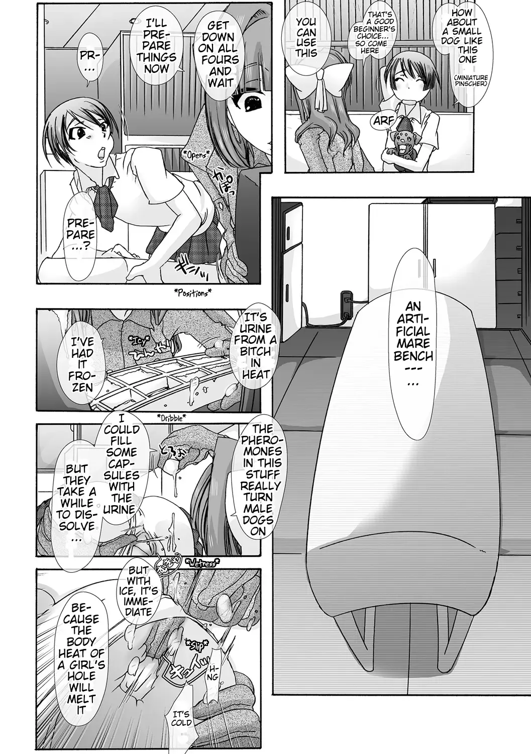 [Chikiko] Juukan Manual Kenshuu Saki; Top Breeder | Bestiality Manual Training Goal; Top Breeder Fhentai - Page 12