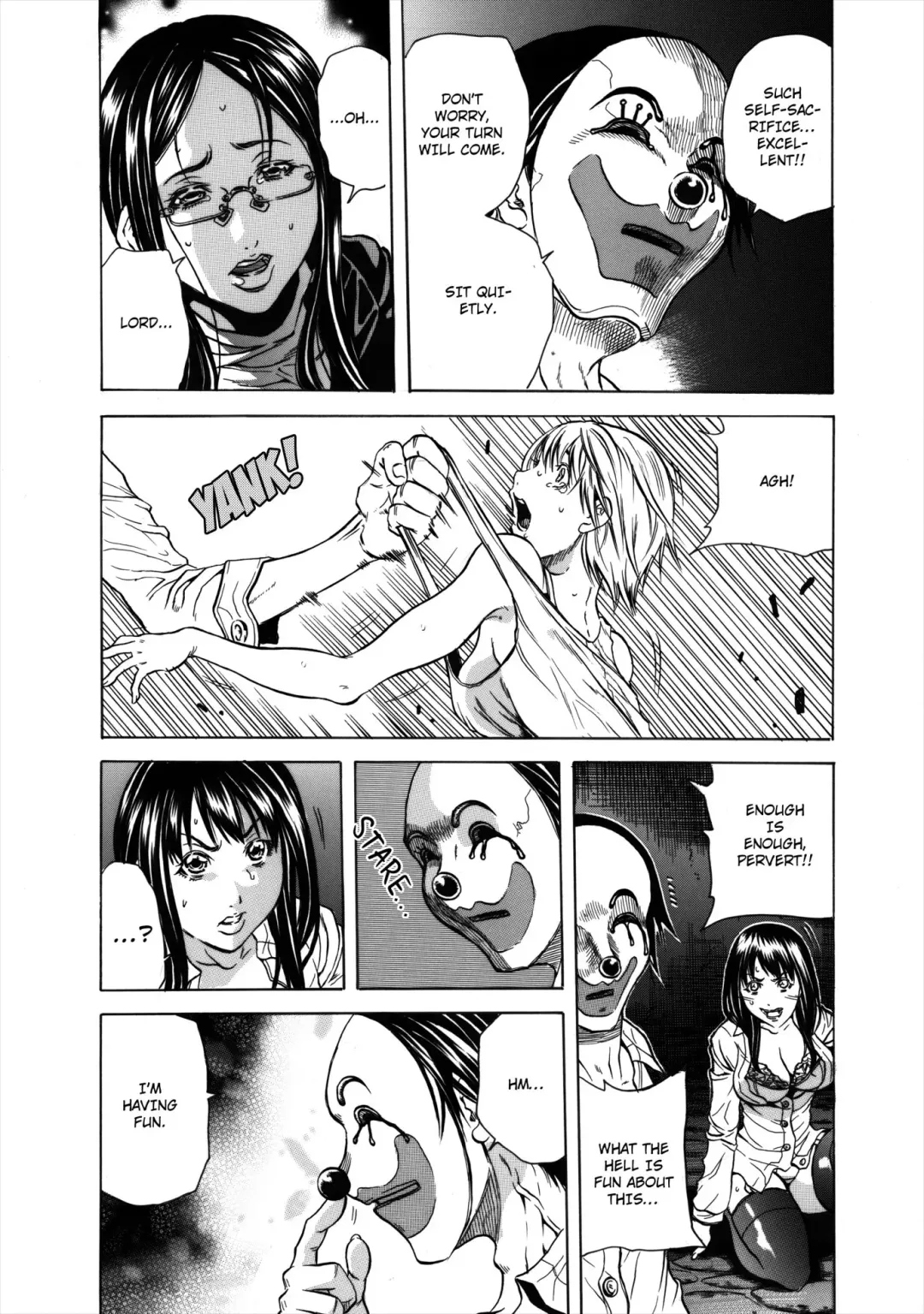 [Tachibana Naoki] Do Re Ni Shi Yo U Ka Na ~Kyousei Shuuyou! Kichiku Pierrot no Choukyou Kangoku | Eeny, Meeny, Miny, Misery! Fhentai - Page 13