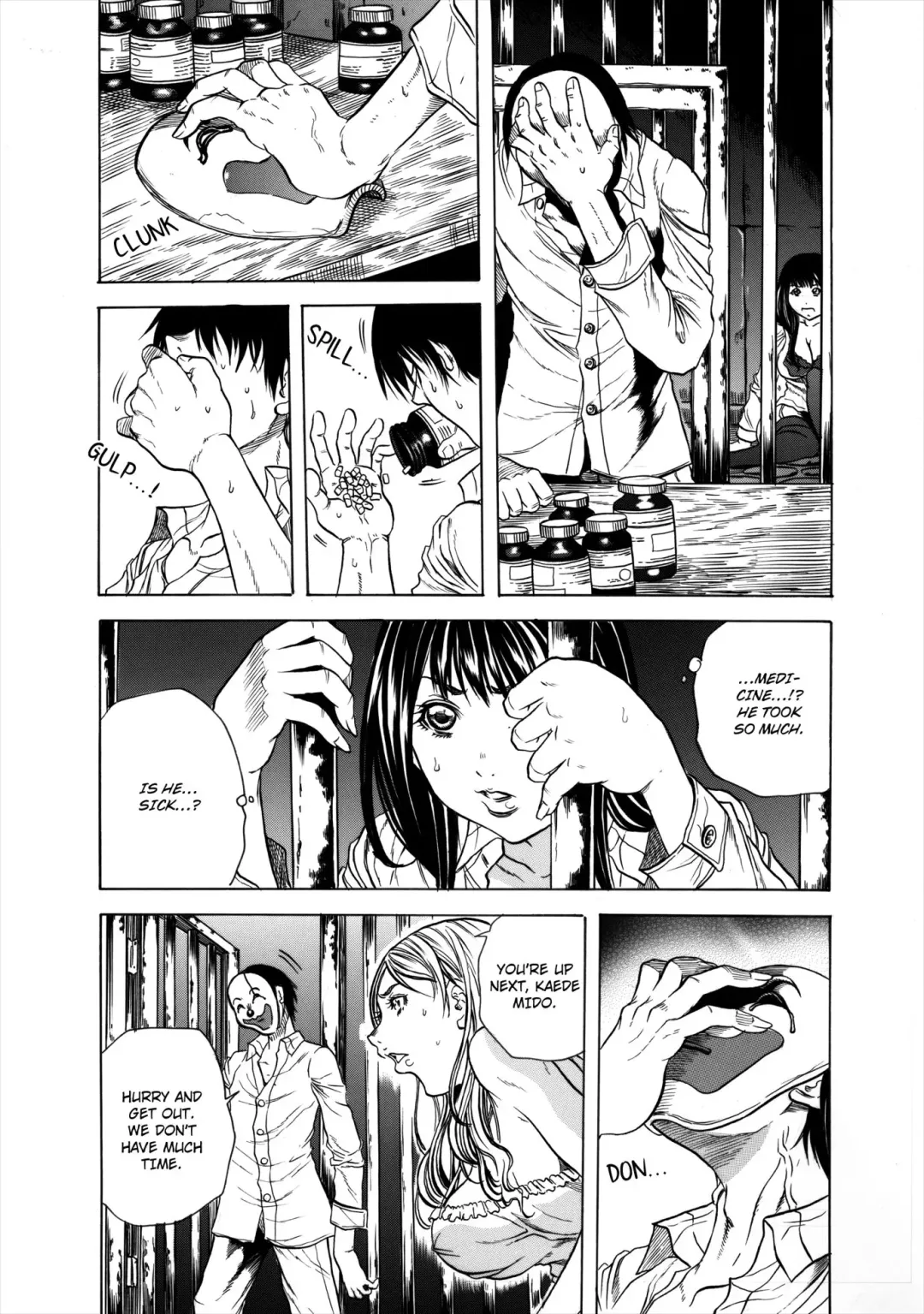 [Tachibana Naoki] Do Re Ni Shi Yo U Ka Na ~Kyousei Shuuyou! Kichiku Pierrot no Choukyou Kangoku | Eeny, Meeny, Miny, Misery! Fhentai - Page 42