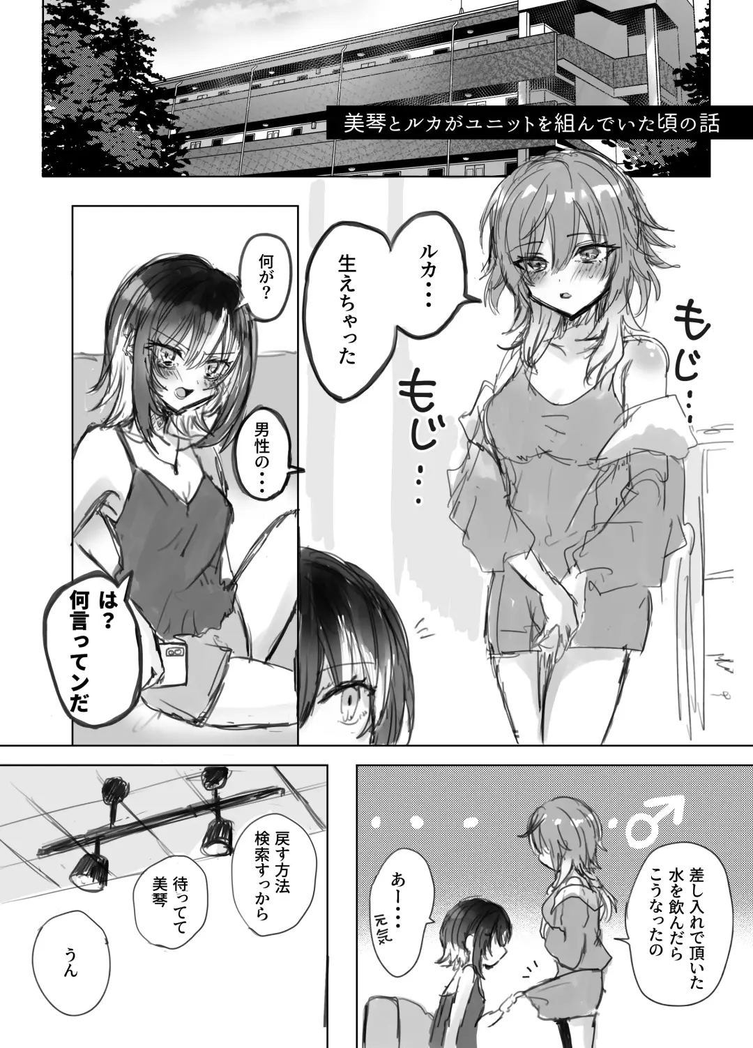 [Mimoe] MikoLuca ga Futanari Ecchi suru Hon "Junbigou" Fhentai - Page 2