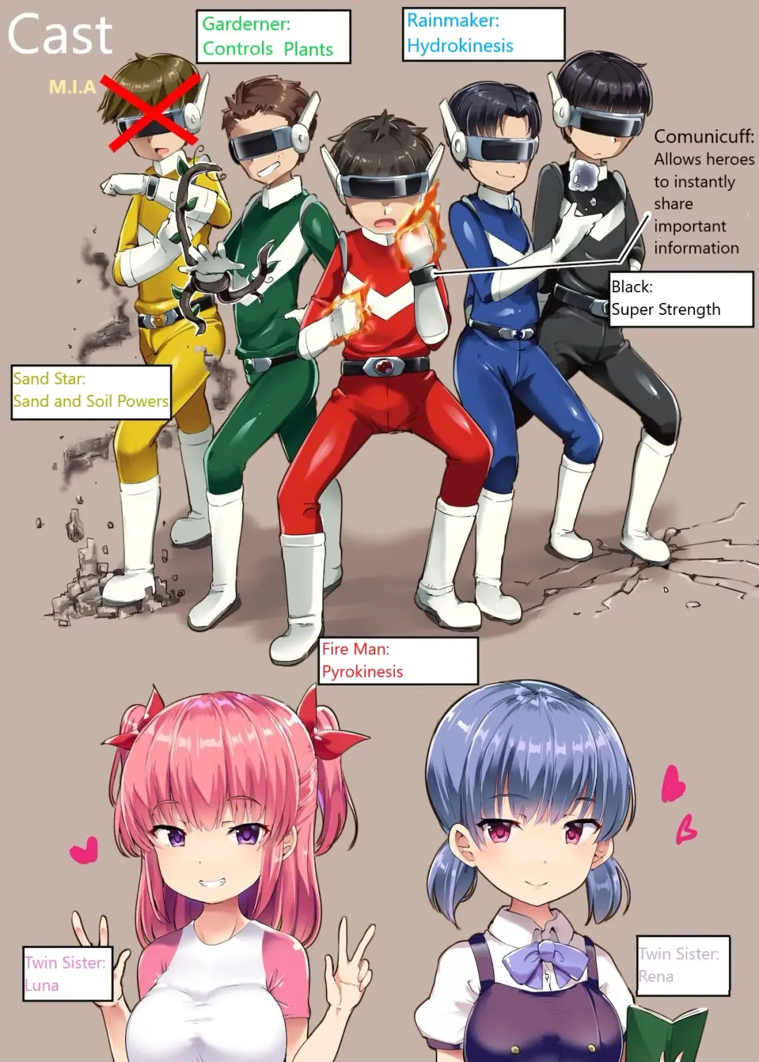 [Doskoinpo] Surrendering the Right to Be a Hero Fhentai - Page 3