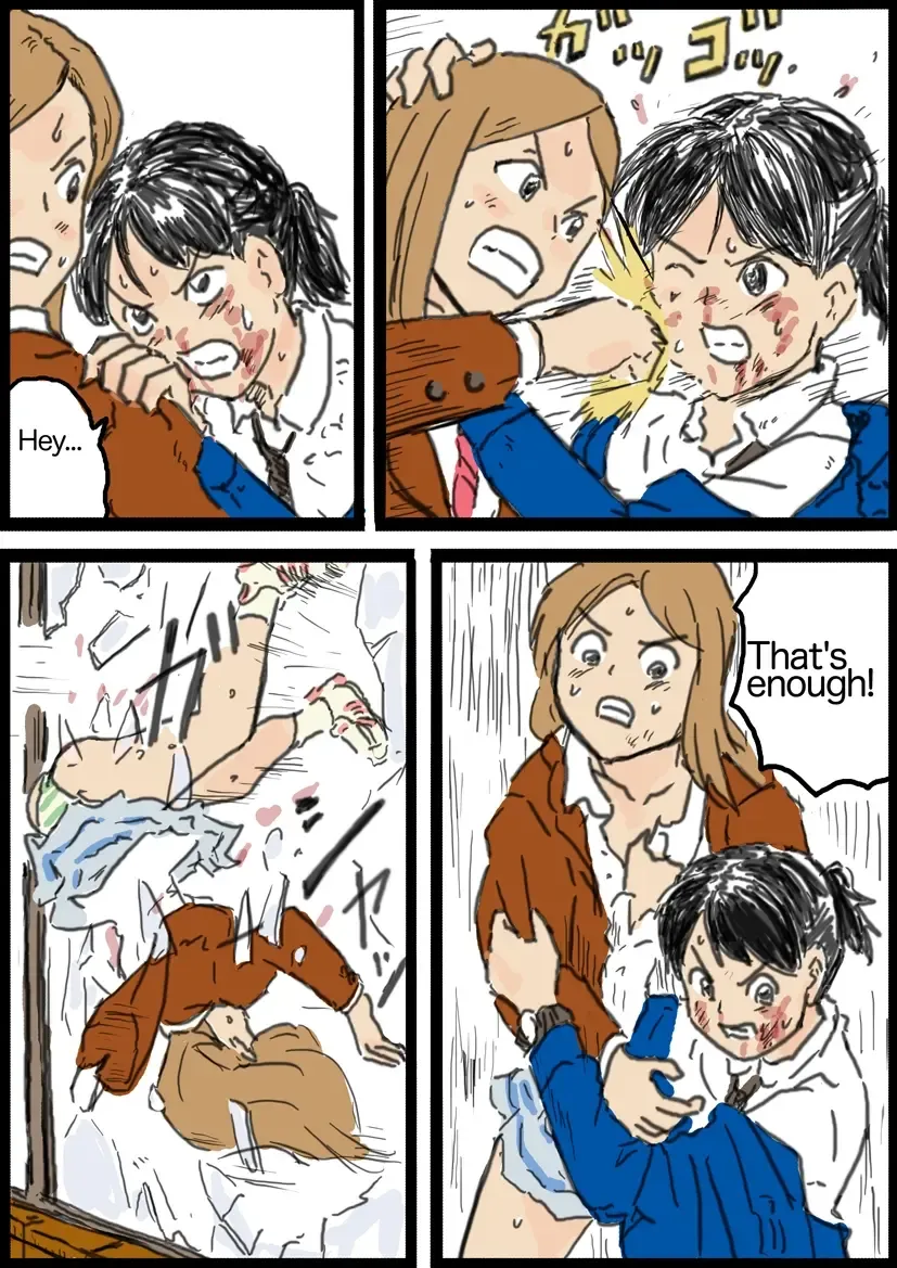 [Yutani] Policewoman VS Delinquent Girl Fhentai - Page 6