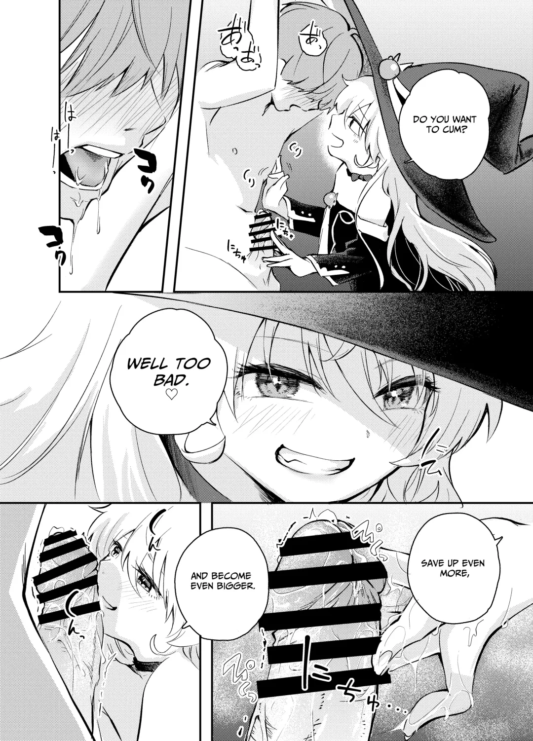 [Hatsuyasumi] Wagamama Majo to Shasei Kinshi Seikatsu | Ejaculation Prohibition Life With A Selfish Witch Fhentai - Page 18