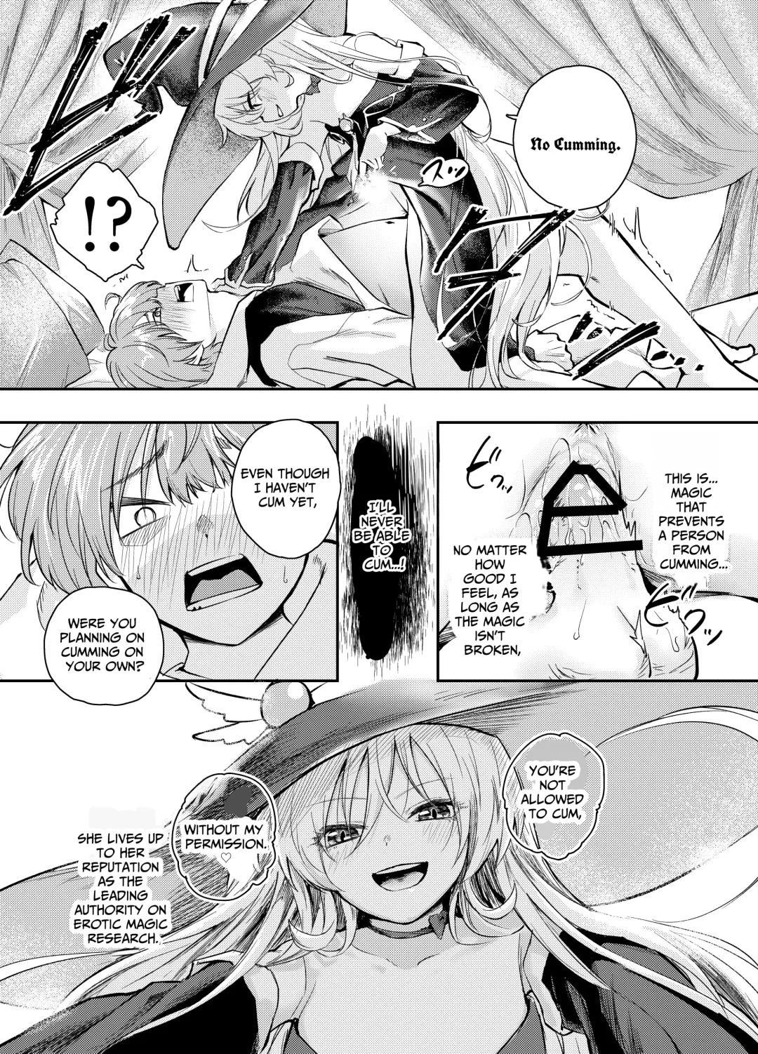 [Hatsuyasumi] Wagamama Majo to Shasei Kinshi Seikatsu | Ejaculation Prohibition Life With A Selfish Witch Fhentai - Page 9