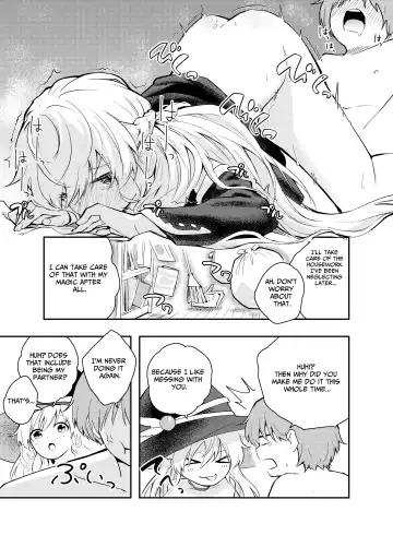 [Hatsuyasumi] Wagamama Majo to Shasei Kinshi Seikatsu | Ejaculation Prohibition Life With A Selfish Witch Fhentai - Page 38