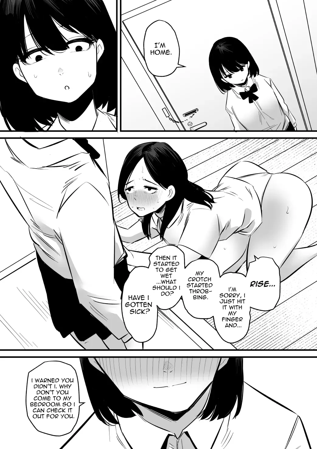 Onanie   Mikeiken  no Ane o Suntome de Asonde Mita |  I Toyed With My Older Sister Who Has Never Experienced Masturbation By Edging Her Fhentai - Page 16