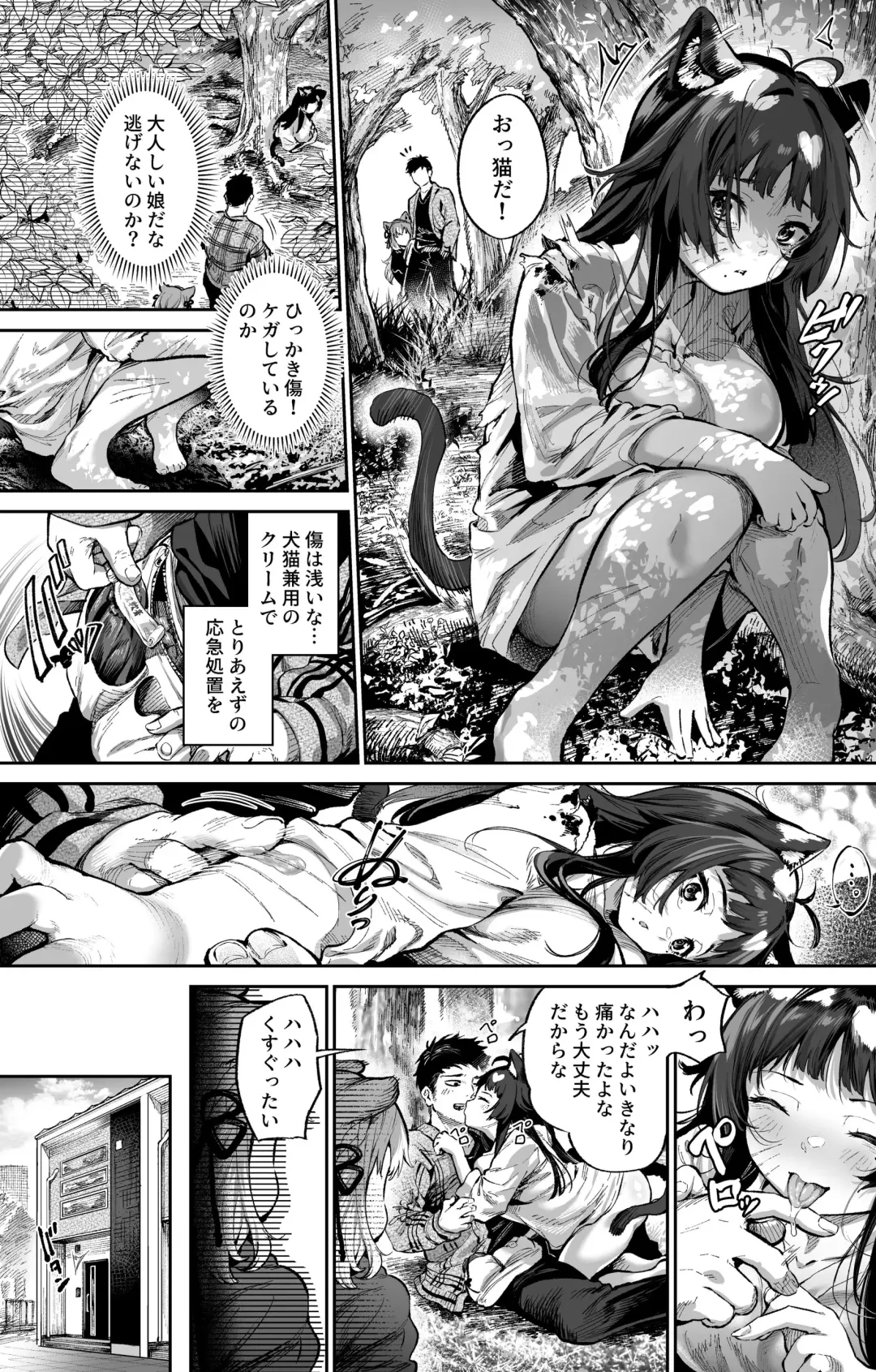 [Ooban Yaki] Mesu Inu no Shitto Mounting Fhentai - Page 2