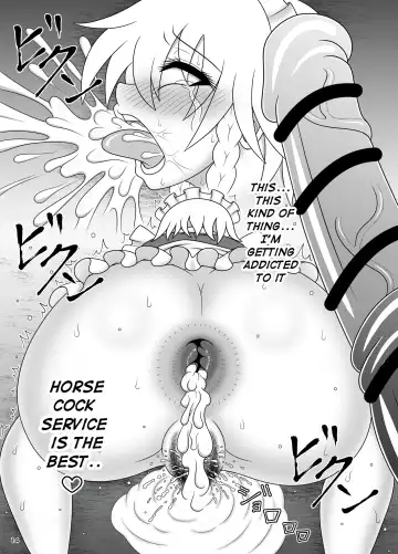 [Sudou] Uma Chinpo Gohoushi Sakuya | Horse Cock Maid Sakuya Fhentai - Page 16