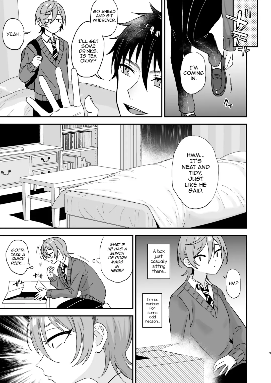 [Ainaryumu] Kawaii ni Yowai Inkya Danshi ga Mesu Ochi suru made Zenpen Fhentai - Page 8