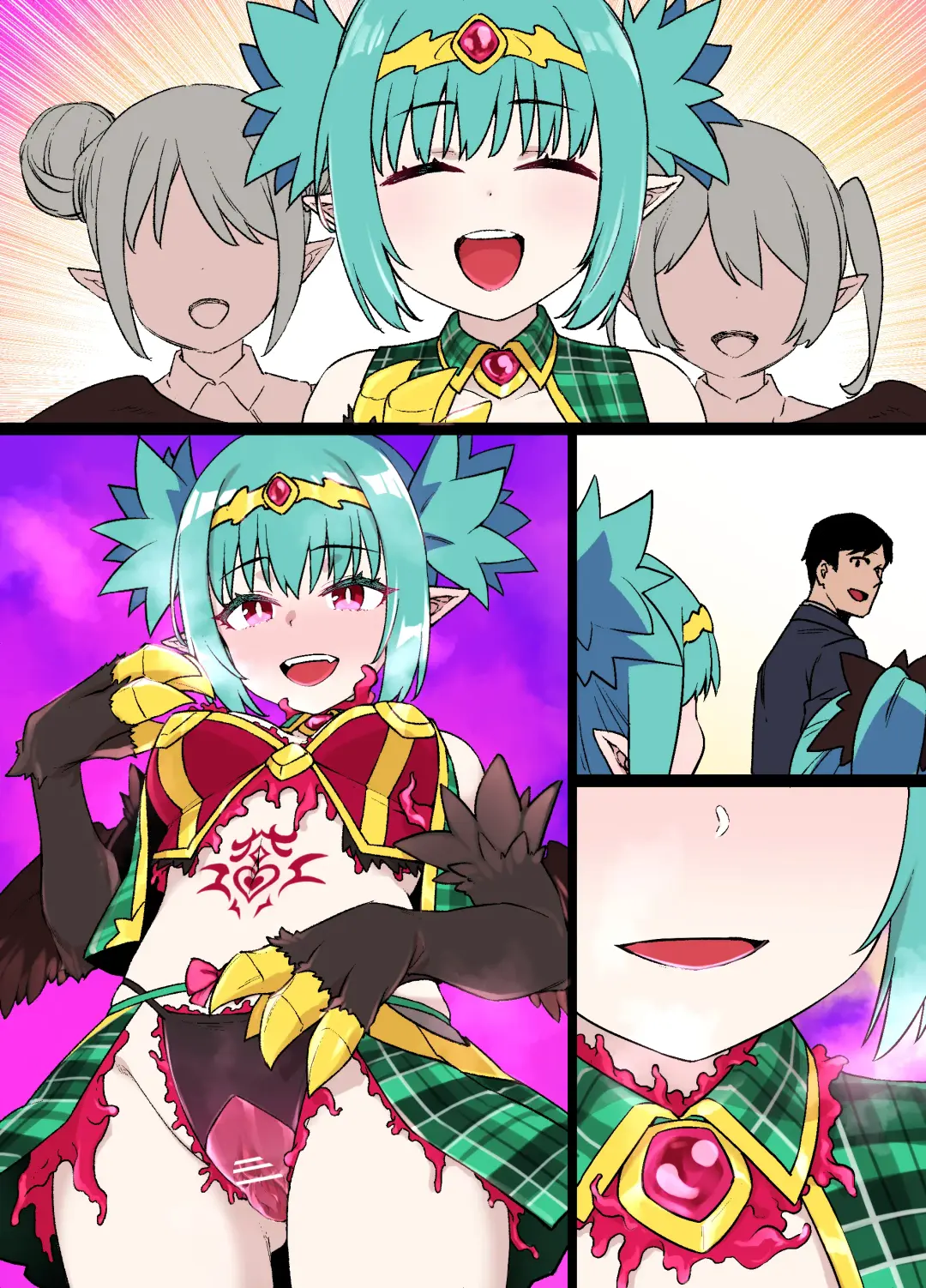 [Kusayarou] Harpy Musume no Sennou Shokushu Kan Live Fhentai - Page 9