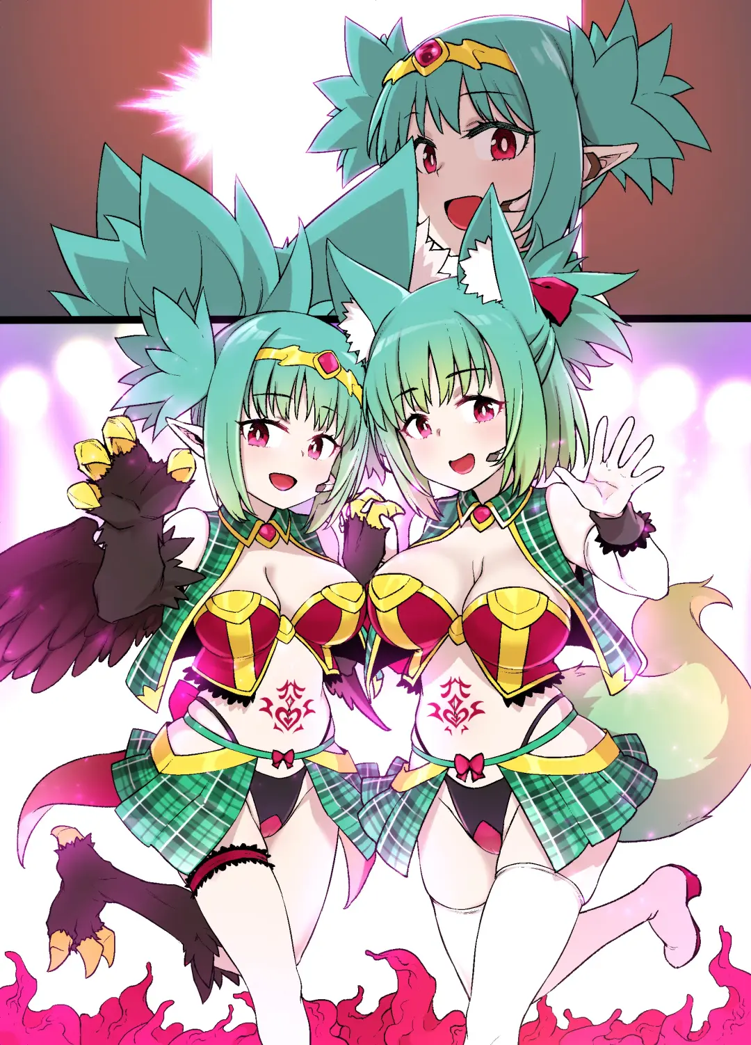 [Kusayarou] Harpy Musume no Sennou Shokushu Kan Live Fhentai - Page 13