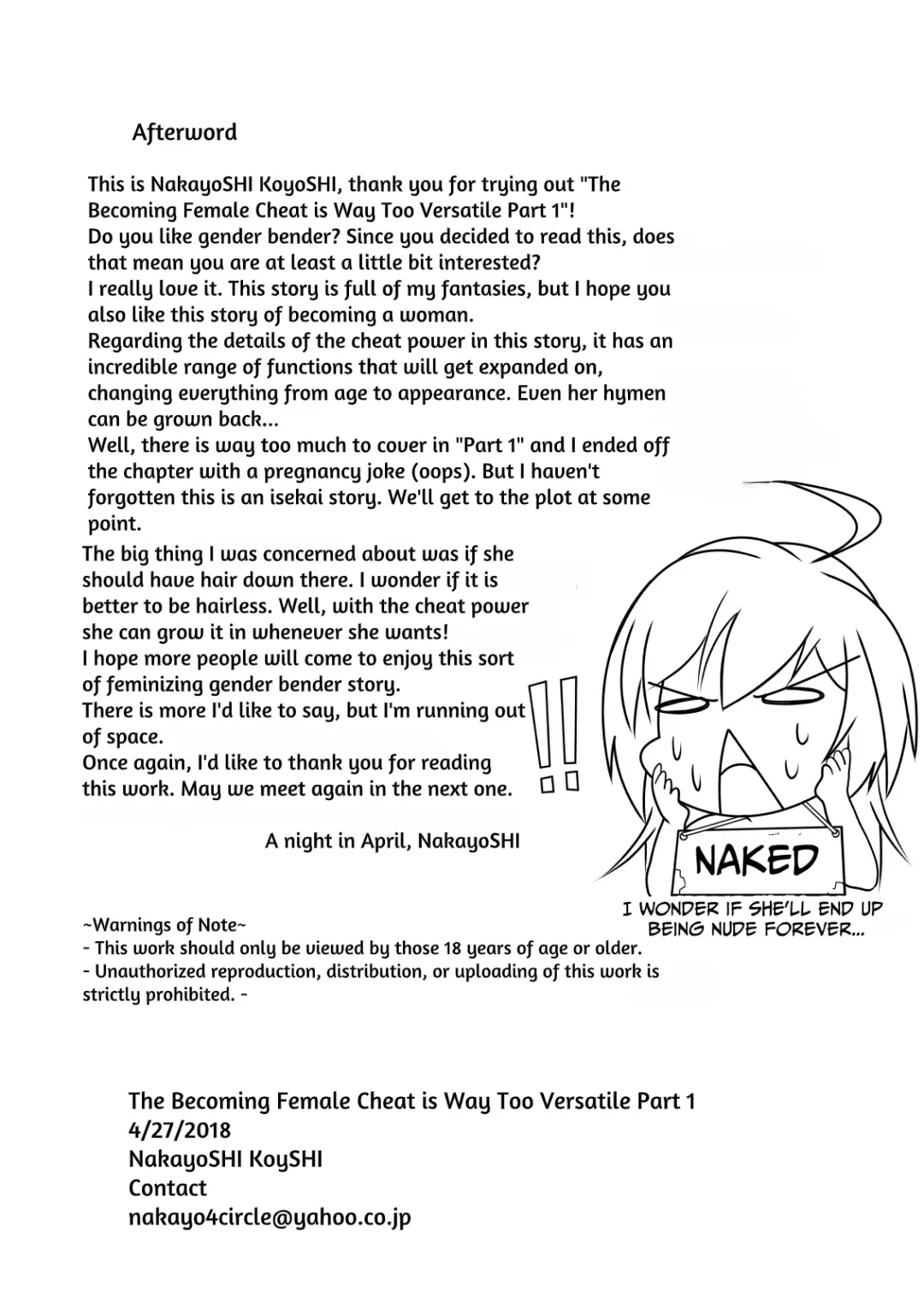 [Nakayoshi] Nyotaika Cheat ga Souzou Ijou ni Bannou Sugita Sono 1 | The Becoming Female Cheat is Way Too Versatile Part 1 Fhentai - Page 32