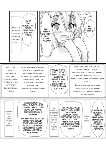 [Nakayoshi] Nyotaika Cheat ga Souzou Ijou ni Bannou Sugita Sono 1 | The Becoming Female Cheat is Way Too Versatile Part 1 Fhentai - Page 20