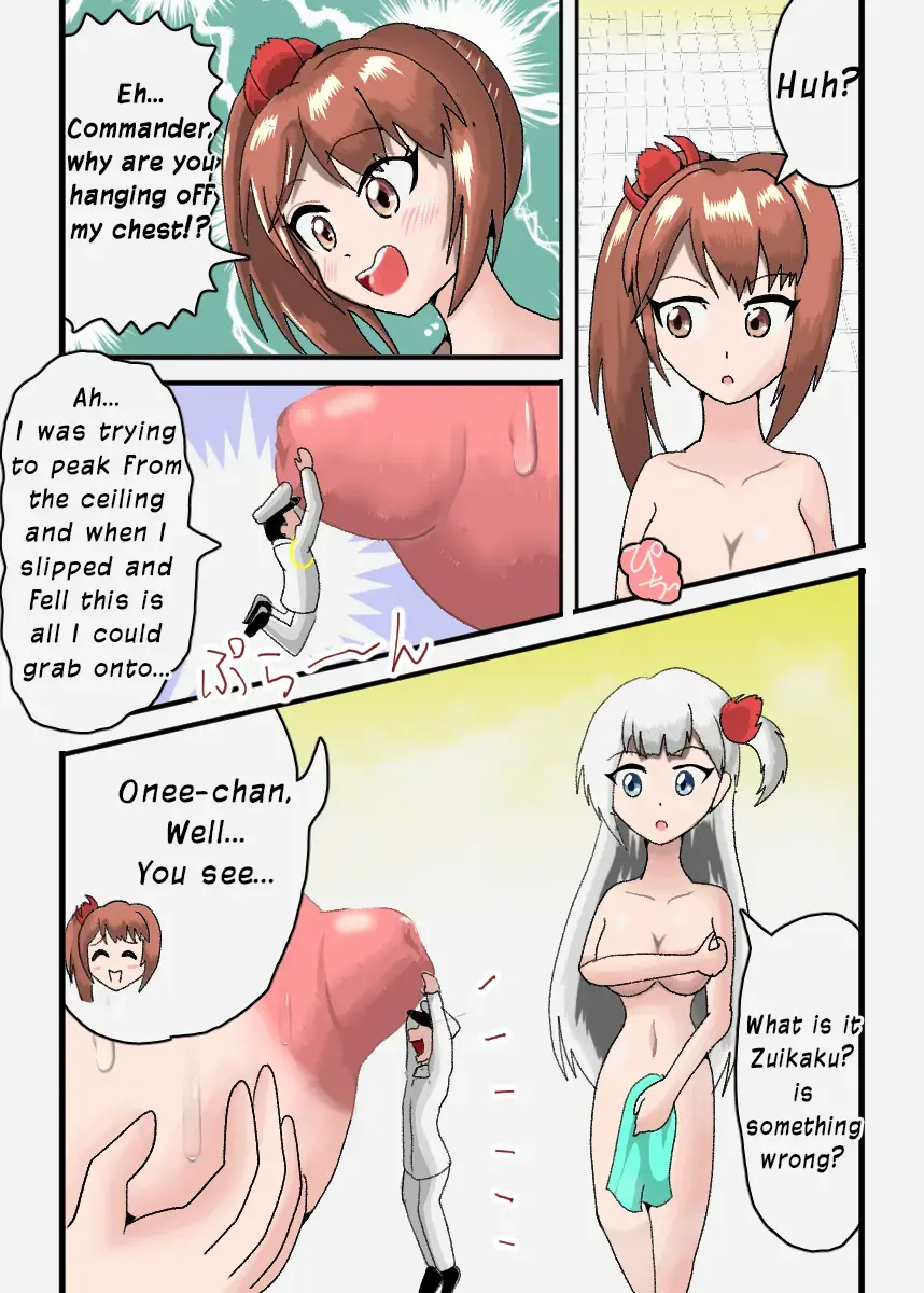 Zuikaku no Chikubi ni Tsuita Kobito Shikikan o Shoukaku ga... Fhentai - Page 5