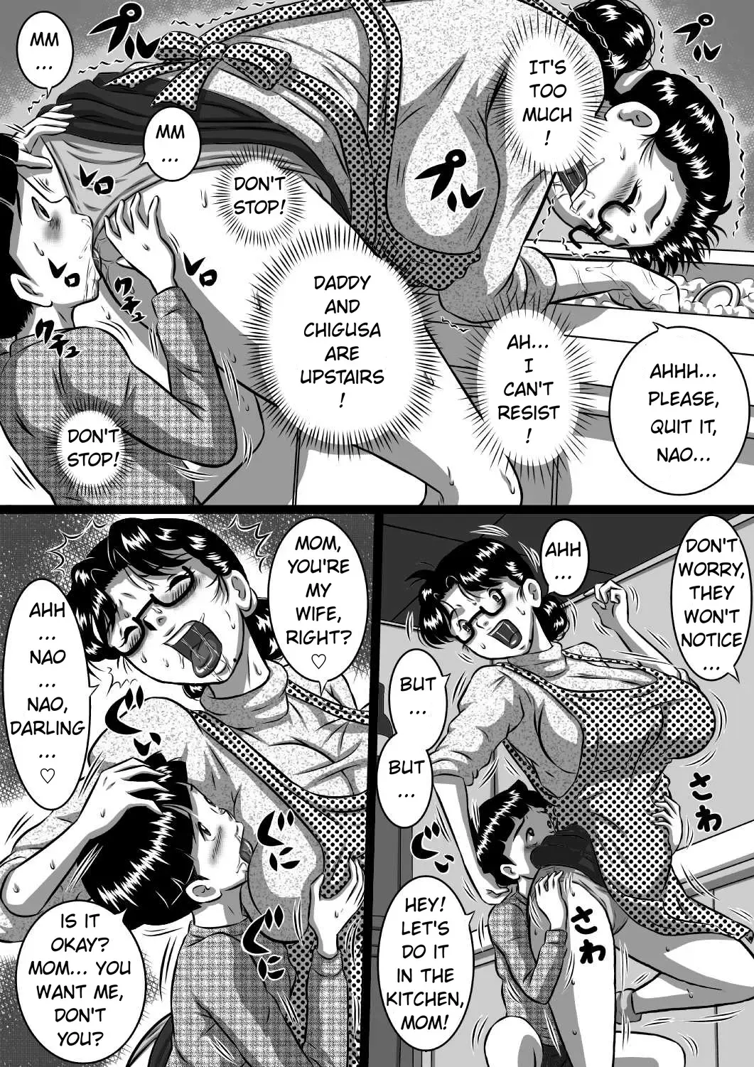 [Point Takashi] Haha x Musuko + Chichi x Musume! Konya mo Kinshinsoukan (Sex) Shinai to! Saa, Kazoku Minna de! | Mother And Son, And Father And Daughter - Tonight is incest night - The Whole Family Fhentai - Page 6