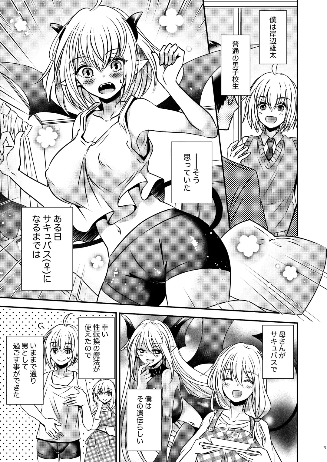 [Matsuzono] Shinyuu ♂ Tokidoki Succubus ♀ Fhentai - Page 3