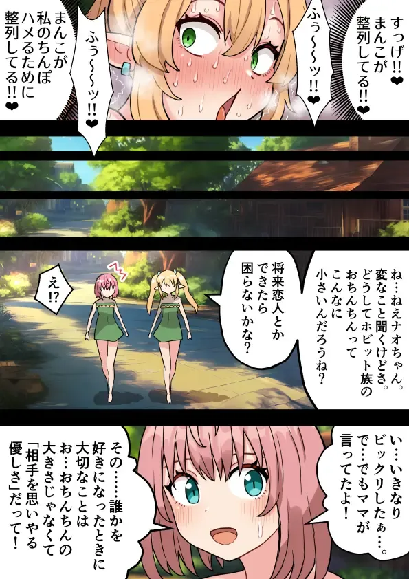 [Hotaru - Mochirong] Tanshou Houkei Futanari Hobbit Shoujo ga Mahou no Yubiwa de Kyokon Seiyoku Monster ni naru Hanashi 1-3 Fhentai - Page 73