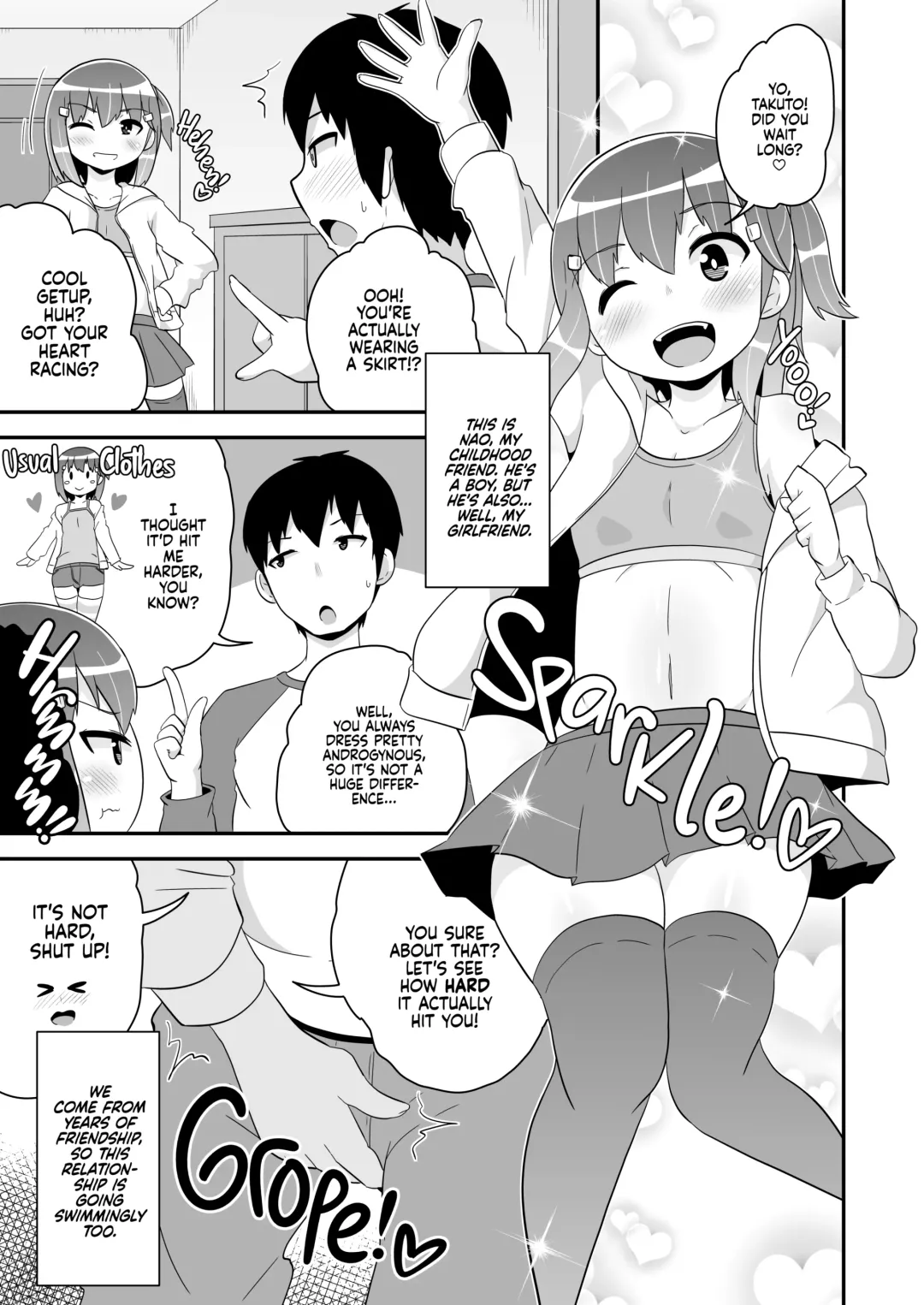 [Chinzurena] Josou (Mesu) Homo Kanojo | Gay Sex with My Girlfriend 2 (decensored) Fhentai - Page 2