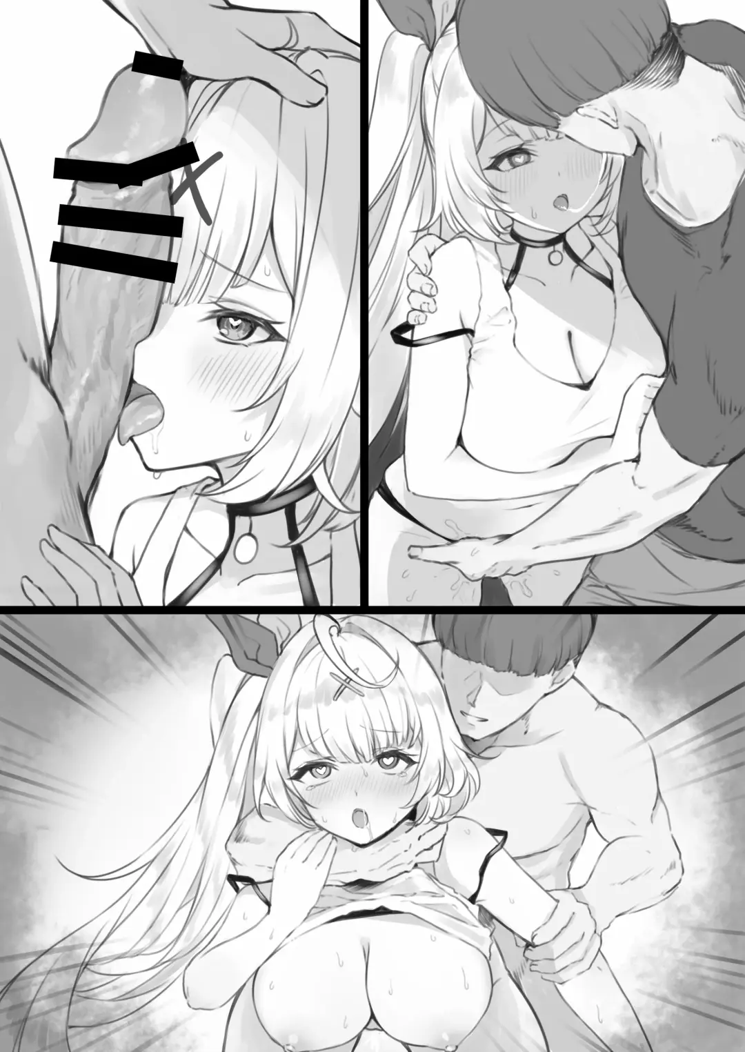 100-mannin Kinen ni hskw ga Kareshi to no Hamedori Douga o Misete Kureru Hanashi Fhentai - Page 7