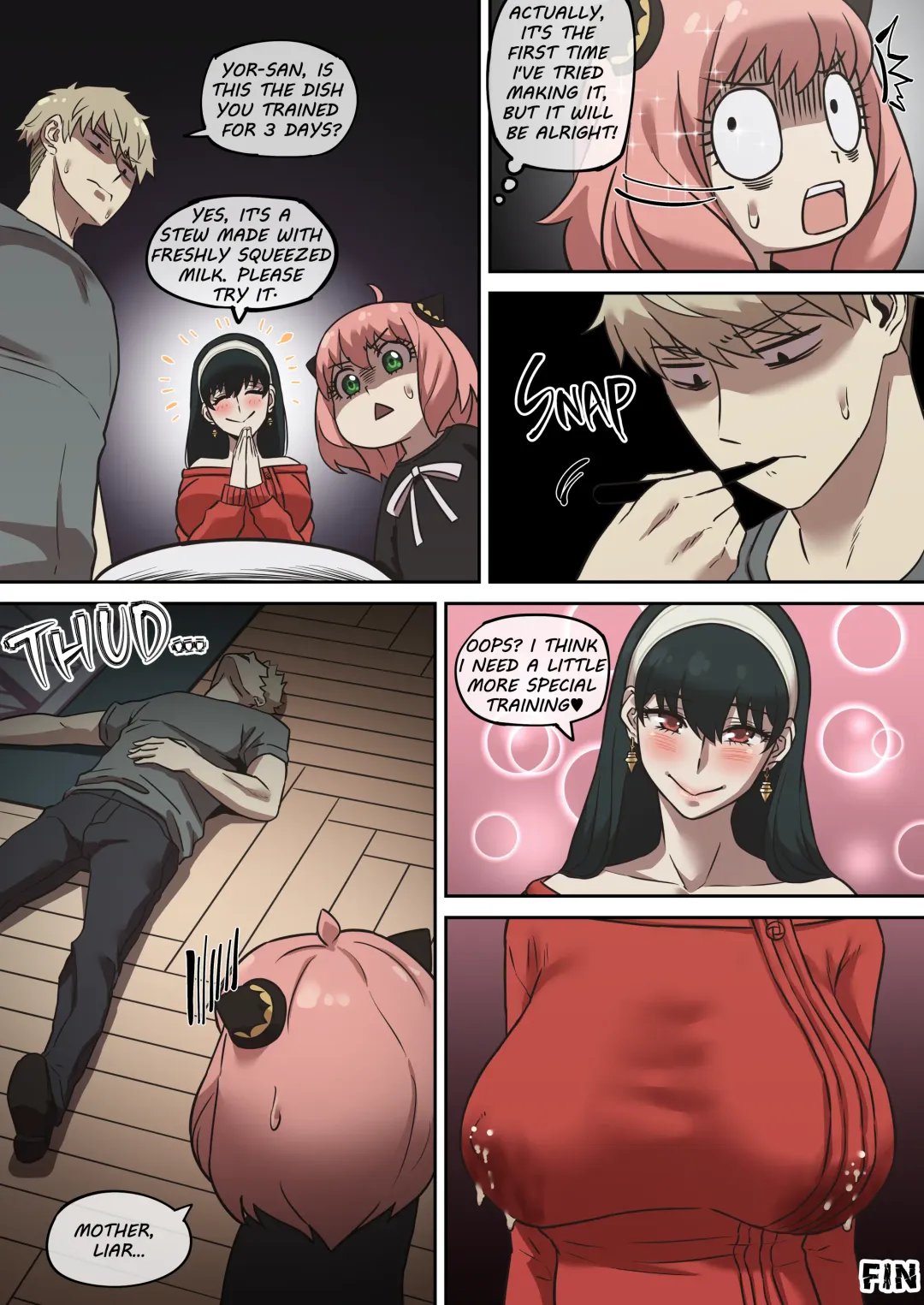 [Akaimelon] Klein Ryou Kyouyou Nikubenki Nyuugyuu Babaa Yor Forger 2 (uncensored) Fhentai - Page 38