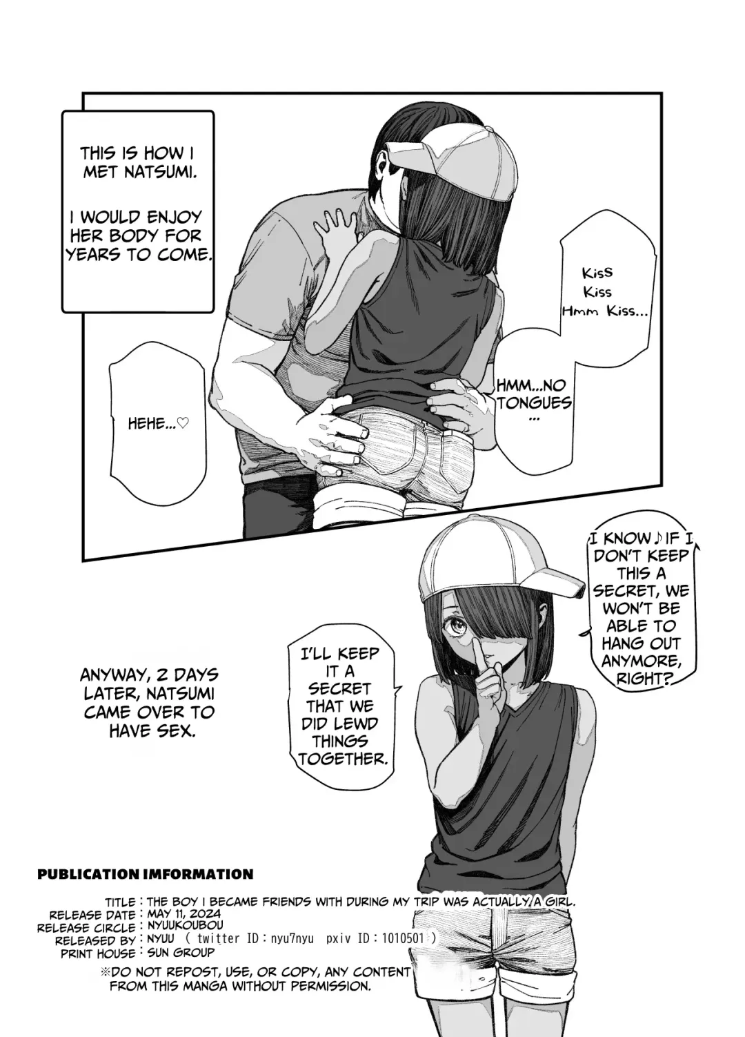 [Pastime774] Tabisaki de Nakayoku Natta Ko ga Otoko to Omottetara Onnanoko datta Ken!! EX | At Your Vacation Destination, You Thought You'd Befriended A Guy, But She Was Actually A Girl!! EX Fhentai - Page 26