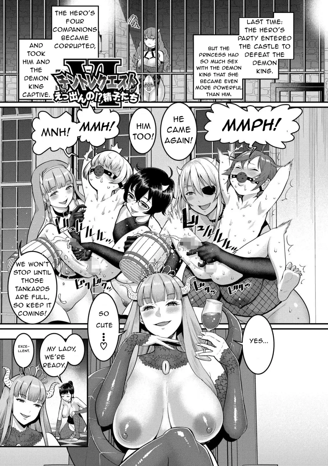 [Agata] ChinTrai Quest VI Eddenno!? Seishi-tachi | Dick Training Quest VI: The Secret Place Where Shota Sperm Flows Fhentai - Page 1