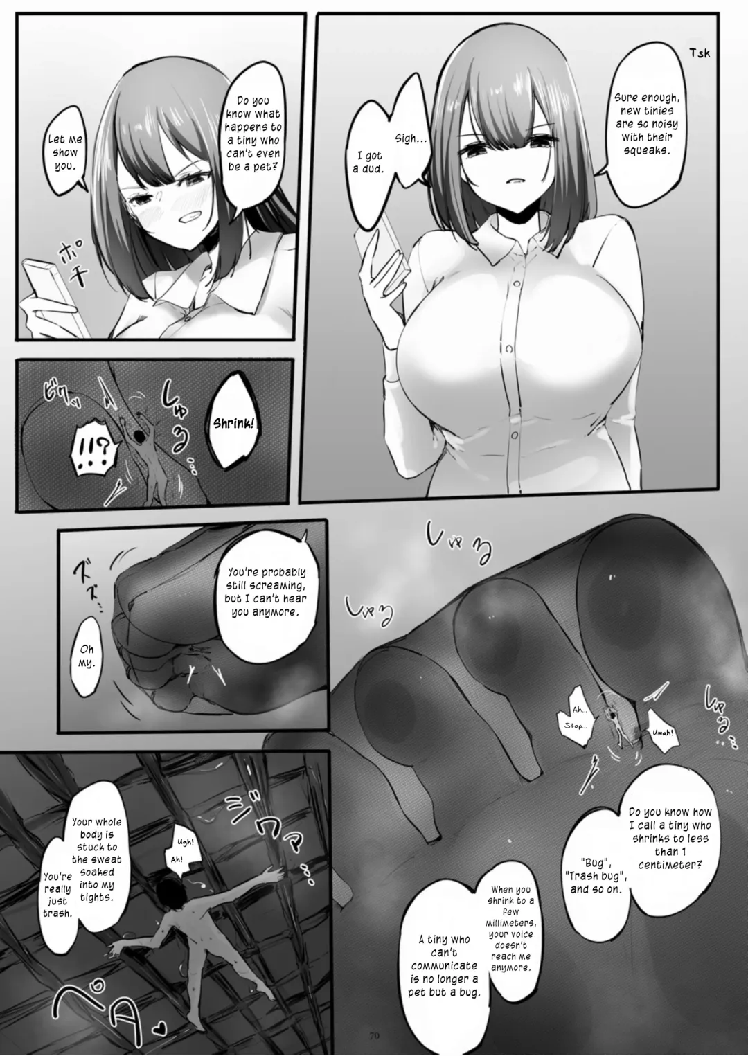 [Marushamo] Shukushou Delivery Ashiyubi e no Gohoushi | Shrunken Delivery: Service for Your Toes Fhentai - Page 6