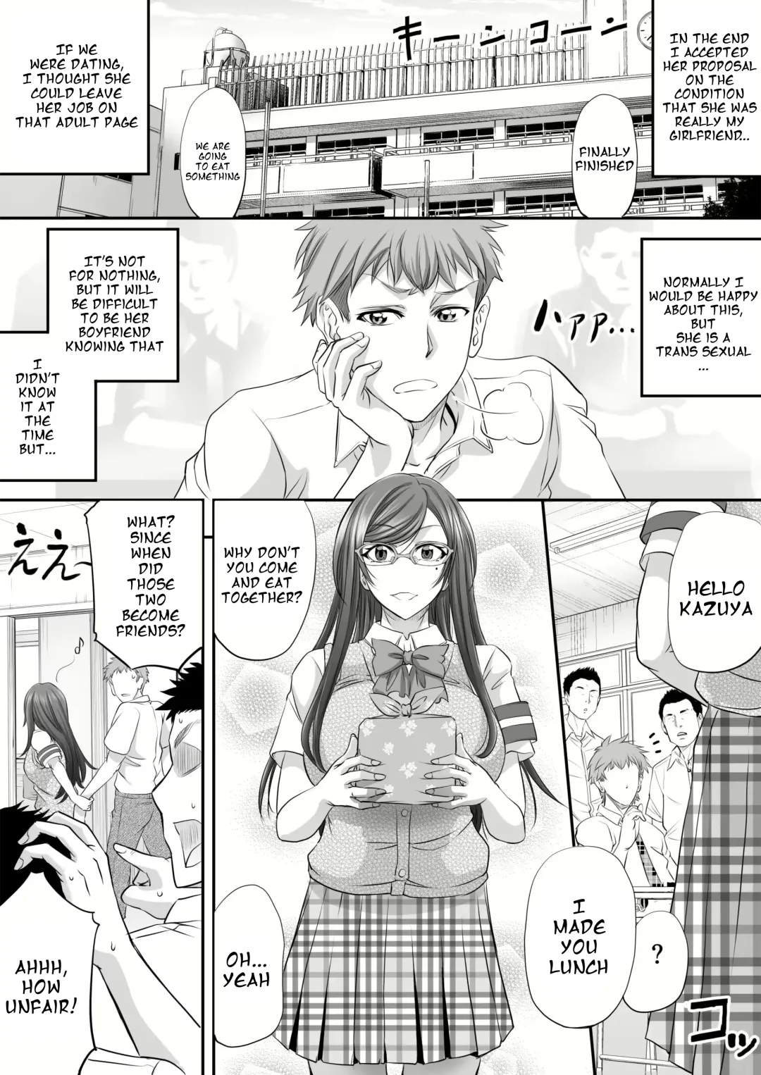[Kikuichi Monji] Papakatsu Shemale Ga Kanojo Ni Naru Made Fhentai - Page 15