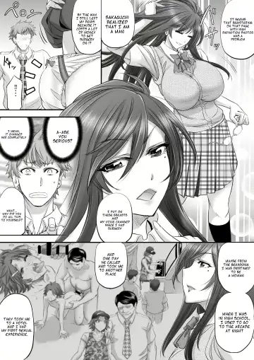[Kikuichi Monji] Papakatsu Shemale Ga Kanojo Ni Naru Made Fhentai - Page 5