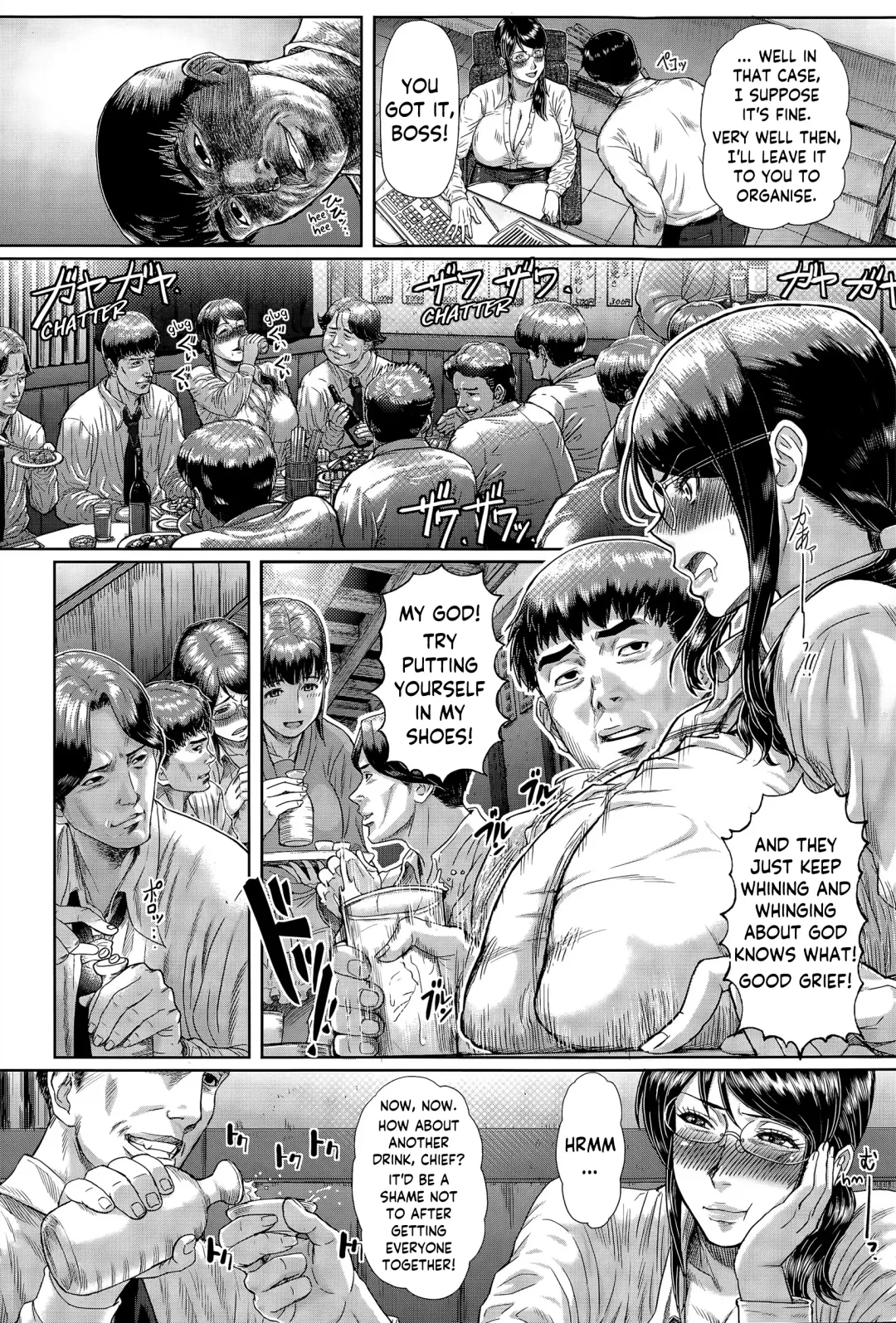 [Katou Tetsuya] Onna Joushi Naburare Jigoku | Miss Boss' Tantalising Torment Fhentai - Page 4
