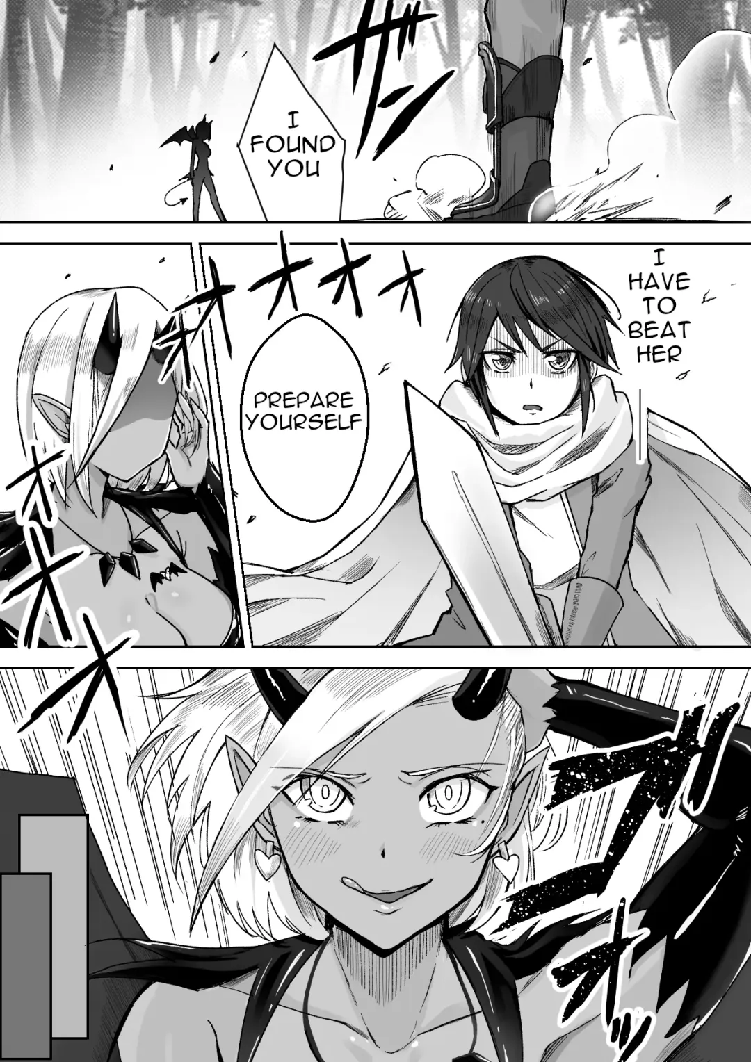 [Aibiki Mabo] Succubus ni Haiboku Shite Chitchana Teisobi o Tsukerarechau Ohanashi | Story about Losing to a Succubus and Made to Wear Small Chastity Belt Fhentai - Page 22