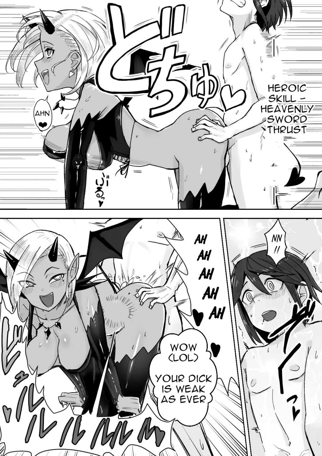 [Aibiki Mabo] Succubus ni Haiboku Shite Chitchana Teisobi o Tsukerarechau Ohanashi | Story about Losing to a Succubus and Made to Wear Small Chastity Belt Fhentai - Page 25