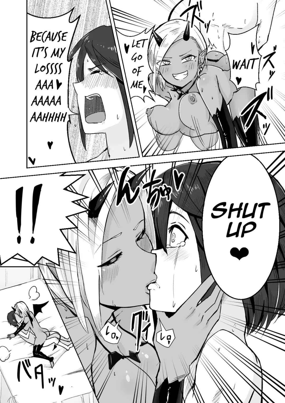 [Aibiki Mabo] Succubus ni Haiboku Shite Chitchana Teisobi o Tsukerarechau Ohanashi | Story about Losing to a Succubus and Made to Wear Small Chastity Belt Fhentai - Page 28